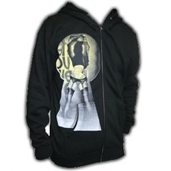 Keyhole by Tyson McAdoo Tattoo Zip Up Hoodie