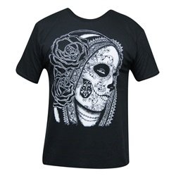 Sweet and Sour Senorita by Josh Stebbins Men’s Tattoo Black T Shirt
