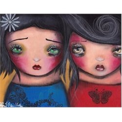 BFF by Abril Andrade Griffith Surreal Artwork Canvas Art Print