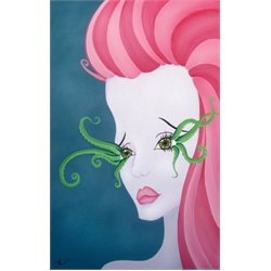 Blu by Elaina Soto Unusual Company Lowbrow Artwork Canvas Art Print