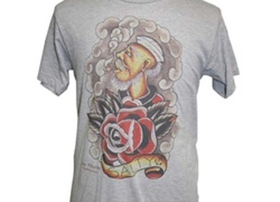 Salty by Andre Dre Perales Tattoo Heathered T Shirt