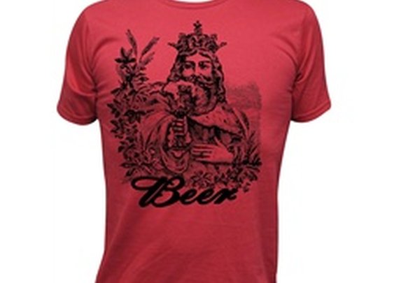Annex Clothing King and Beer Victorian Style Print Men's T Shirt