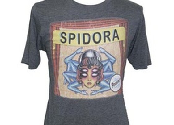 Spidora by Andre Perales and Joel McChristy Tattoo Heathered T Shirt