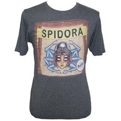 Spidora by Andre Perales and Joel McChristy Tattoo Heathered T Shirt