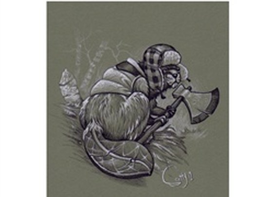 Beaver-Jack by Scotty Munster Fine Art Print