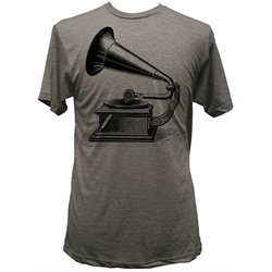 Annex Clothing Gramaphone Phonograph Victorian Steampunk Print Tee Shirt
