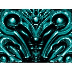 Blue Blood Bio by Roman Bio-Mechanical Tattoo Artwork Art Canvas Print