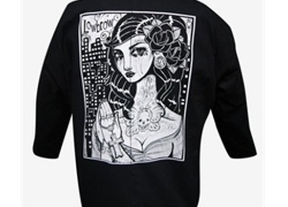 Mi Vida Loca by Whitney Lenox Men's Lined Black Canvas Work Jacket