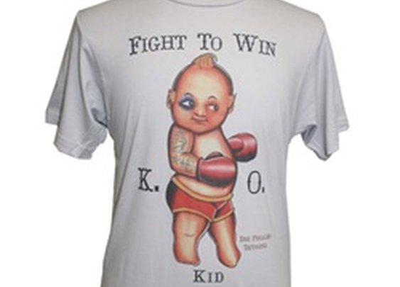 Fight to Win by Andre Dre Perales Tattoo T-Shirt