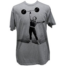Annex Clothing Strong-Man Body-Builder Victorian Steampunk Print Tee Shirt