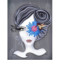 Beija Flor by Elaina Soto Unusual Lowbrow Artwork Canvas Fine Print