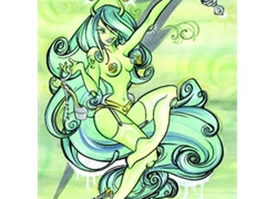 After Probing Hours by Alayna Magnan Lowbrow Artwork Canvas Art Nude