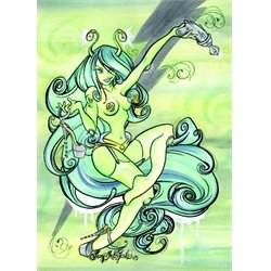 After Probing Hours by Alayna Magnan Lowbrow Artwork Canvas Art Nude