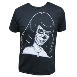 Bettie Tattooed with Sugar Skull Mask by Josh Stebbins Men’s T Shirt