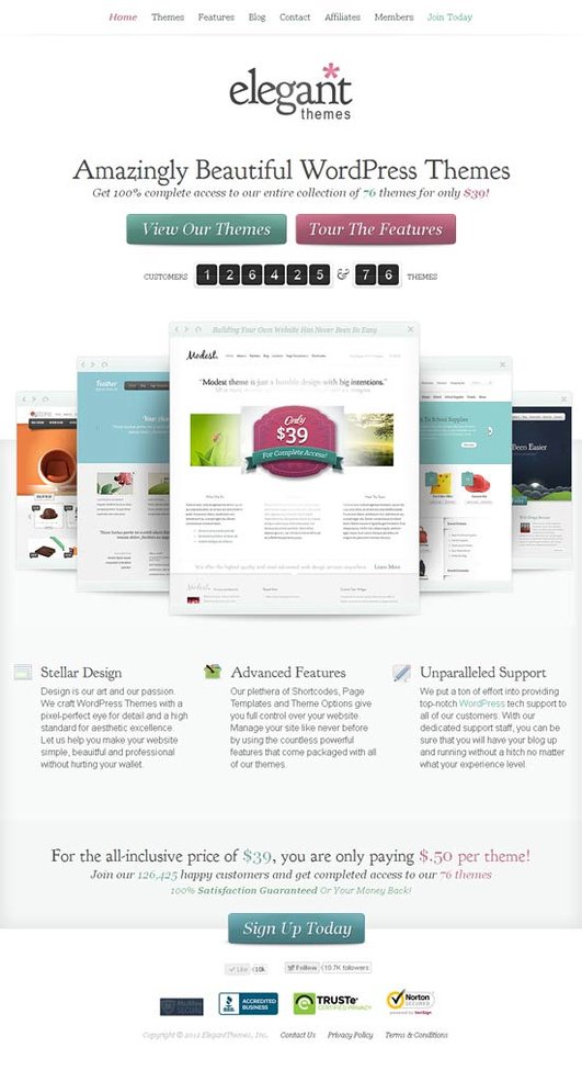 New design Elegant Themes and best paid templates for WordPress | Freelancing, grafika komputerowa - warstwy.com