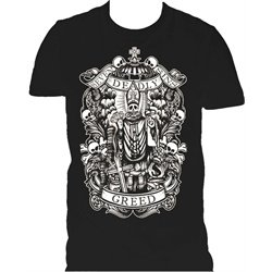 Men's Greed by Se7en Deadly Tattoo Goth Art Punk Black T-Shirt