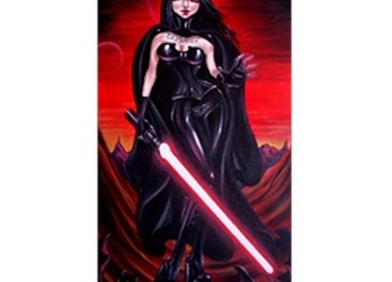 Come To The Dark Side by Gabi Spree Sexy SciFi Canvas Art Giclee Print