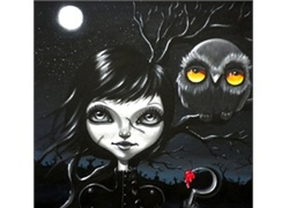 Creatures Of The Night by Gabi Spree Zombie Canvas Art Giclee Print