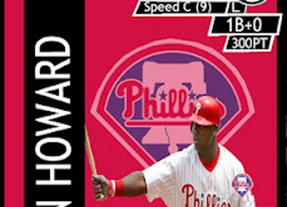 Ryan Howard 2011 MLB Showdown