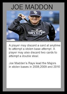 Joe Maddon MLB Showdown Manager Card
