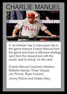 Charlie Manuel Manager Strategy Card