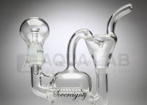 Sovereignty Glass - Clear Short Recycler - Black Label