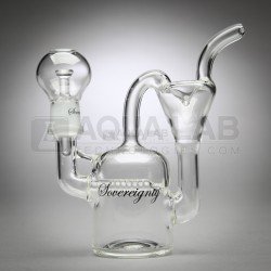 Sovereignty Glass - Clear Short Recycler - Black Label