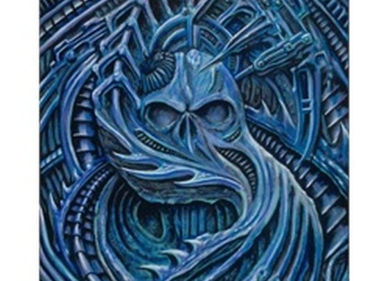 Blue Bio by Roman Tattoo Art Canvas Print