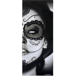 Sophia La Muerta by Daniel Esparza Lowbrow Day of the Dead Canvas Fine Art Print Giclee
