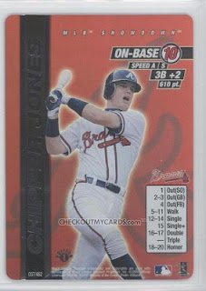 Chipper Jones 00 MLB Showdown