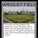 Wrigley Field MLB Showdown Strategy Card 2011