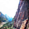 Hiking Angel's Landing at Zion National Park, Utah