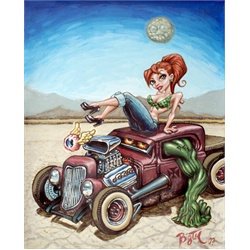 Beauty and the Beast by Big Toe Tattoo Art Canvas Print
