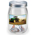 John Deere Glass Savings Jar | Unique Gifts | RetroPlanet.com