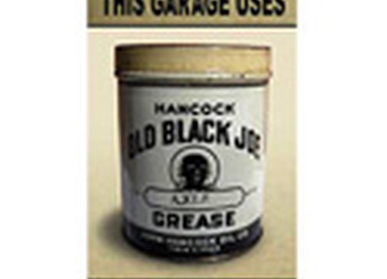 Hancock Oil Company Metal Signs Axle Grease Signs from RetroPlanet.com
