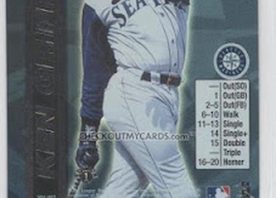 2000 Ken Griffey JR MLB Showdown