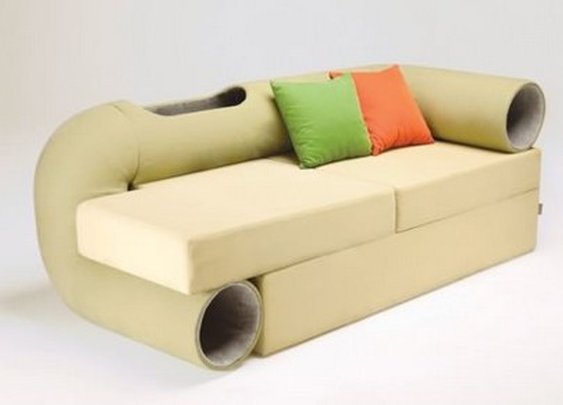 Cat Tunnel Sofa