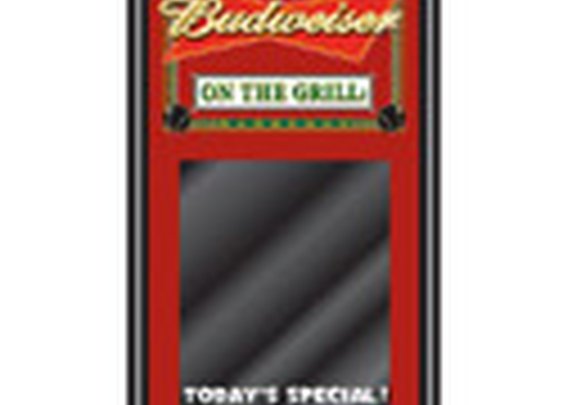 Budweiser BBQ Grill Chalk Board | Restaurant Decor | RetroPlanet.com