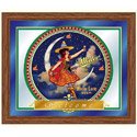 High Life Girl On Moon Framed Mirror | Bar Mirrors | RetroPlanet.com
