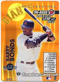 Barry Bonds 2001 MLB Showdown