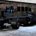 3D Concept F1 Batmobile Tumbler Race Car