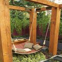 Perk Up Your Patio / Halfway Between a Hammock and a Daybed