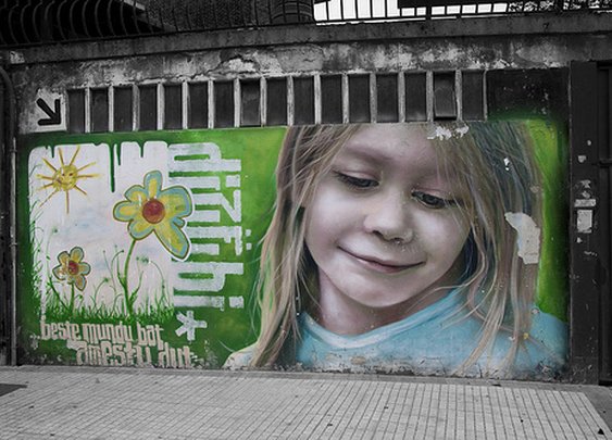 Fotorealizm graffiti. Czytamy z twarzy | Freelancing, grafika komputerowa - warstwy.com