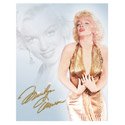 Marilyn Monroe in Gold Dress Sign | Tin Signs | RetroPlanet.com