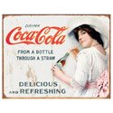 Weathered Coca-Cola ® Sign | Tin Signs | RetroPlanet.com