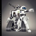 Wall-E And EVE Reimagined As Total Badasses