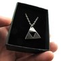 Legend of Zelda 1 Triforce  Polished Stainless Steel by milkool