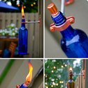 DIY Project: Recycled Wine Bottle Torch