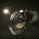 Deep Sea Angler Fish Sculpture by JustinLaDoux on Etsy
