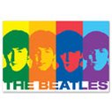 Beatles Rainbow Hard Day's Night Poster | Posters | RetroPlanet.com